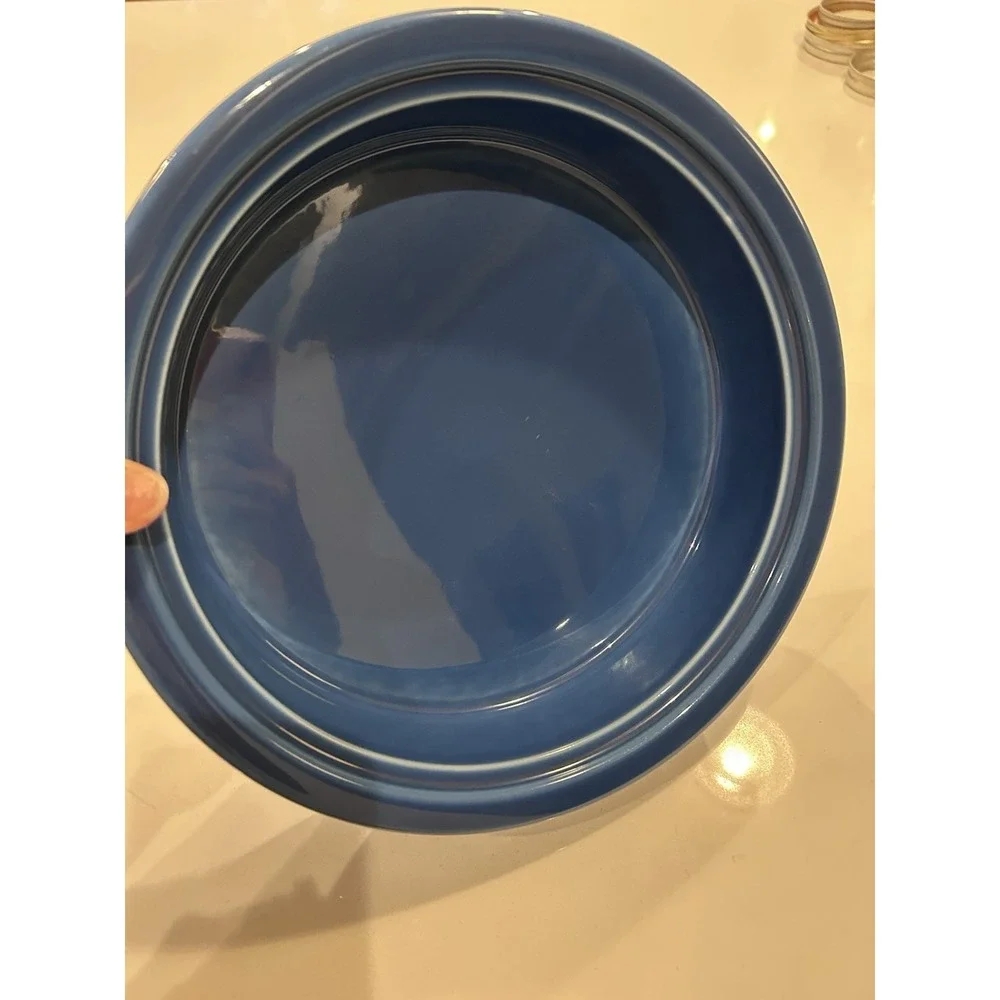 Fiesta® Fiestaware HLC Small Casserole Tortilla Warmer Blue Lapis 10
